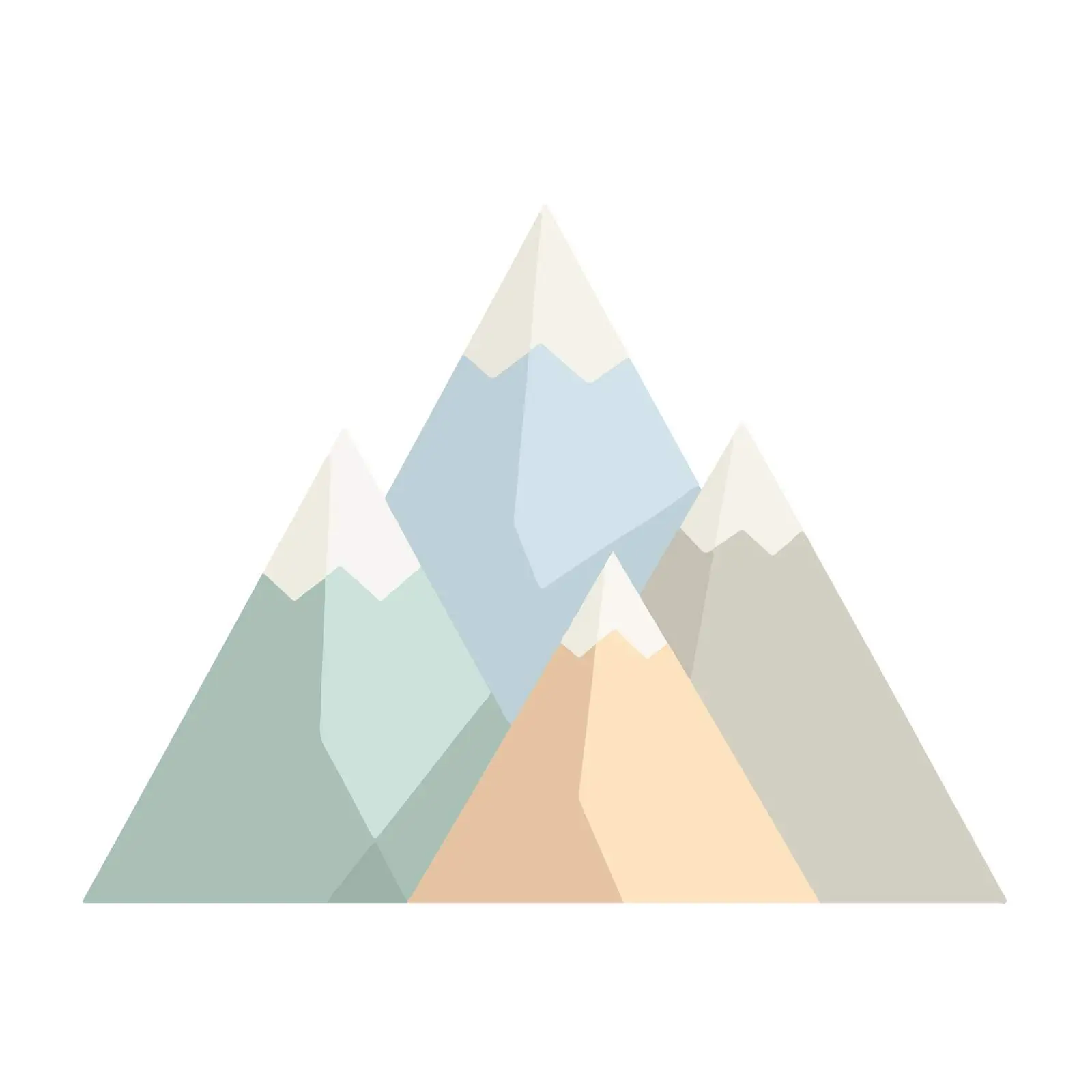 Minimalist Mountain Icon — free download from Dotvec