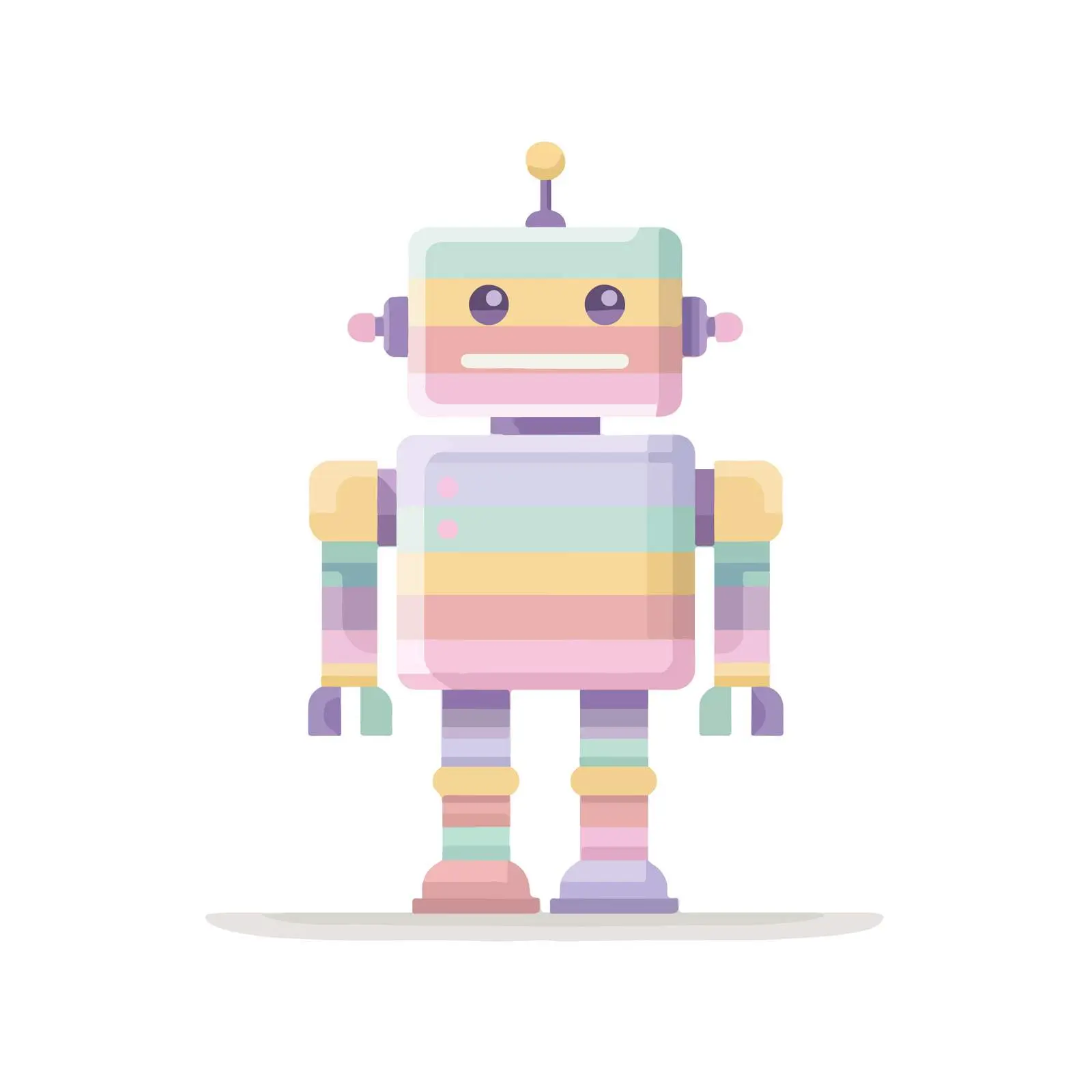 Minimalist Robot Icon for Design Projects — free download from Dotvec