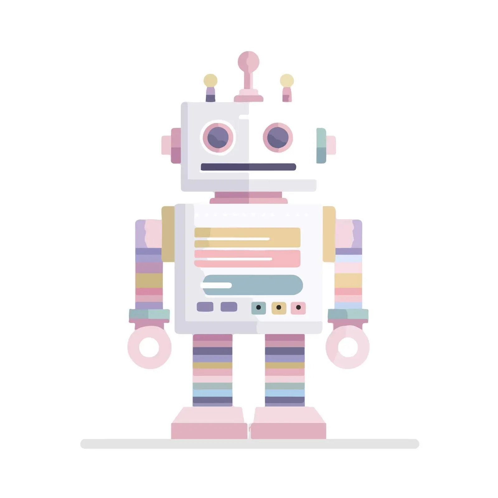 Minimalist Robot Icon — free download from Dotvec