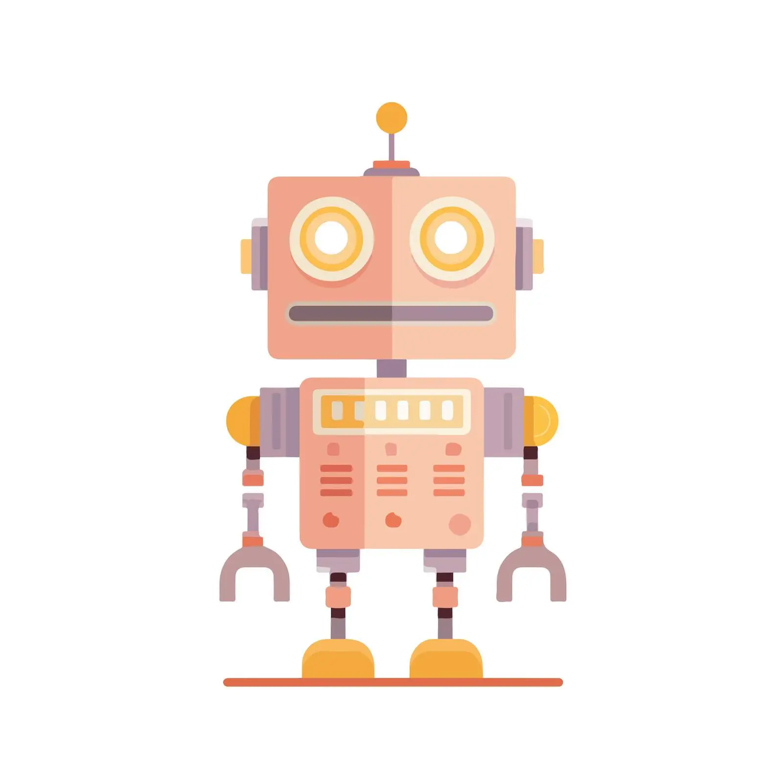 Minimalist Robot Icon — free download from Dotvec