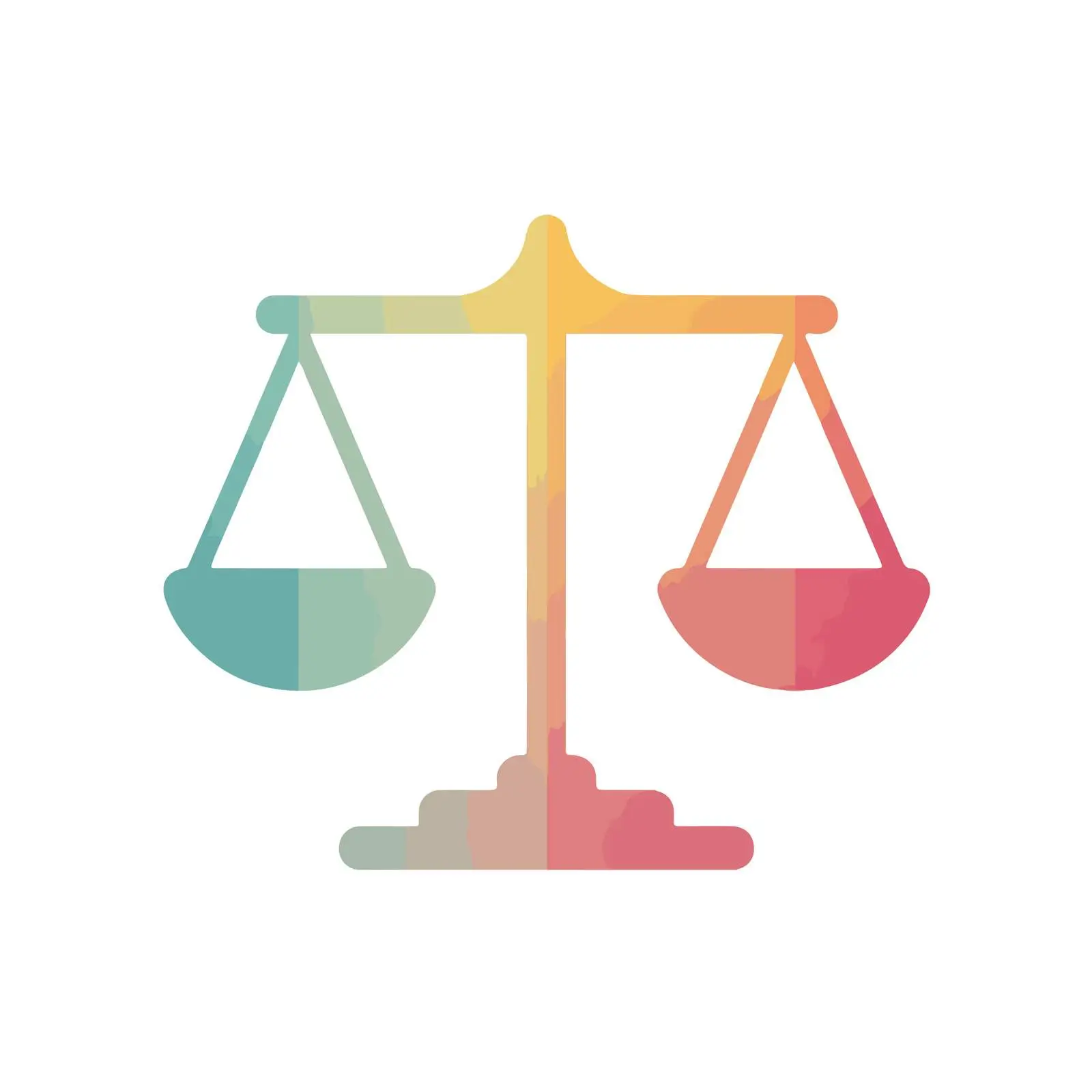 Minimalist Justice Scales Icon — free download from Dotvec