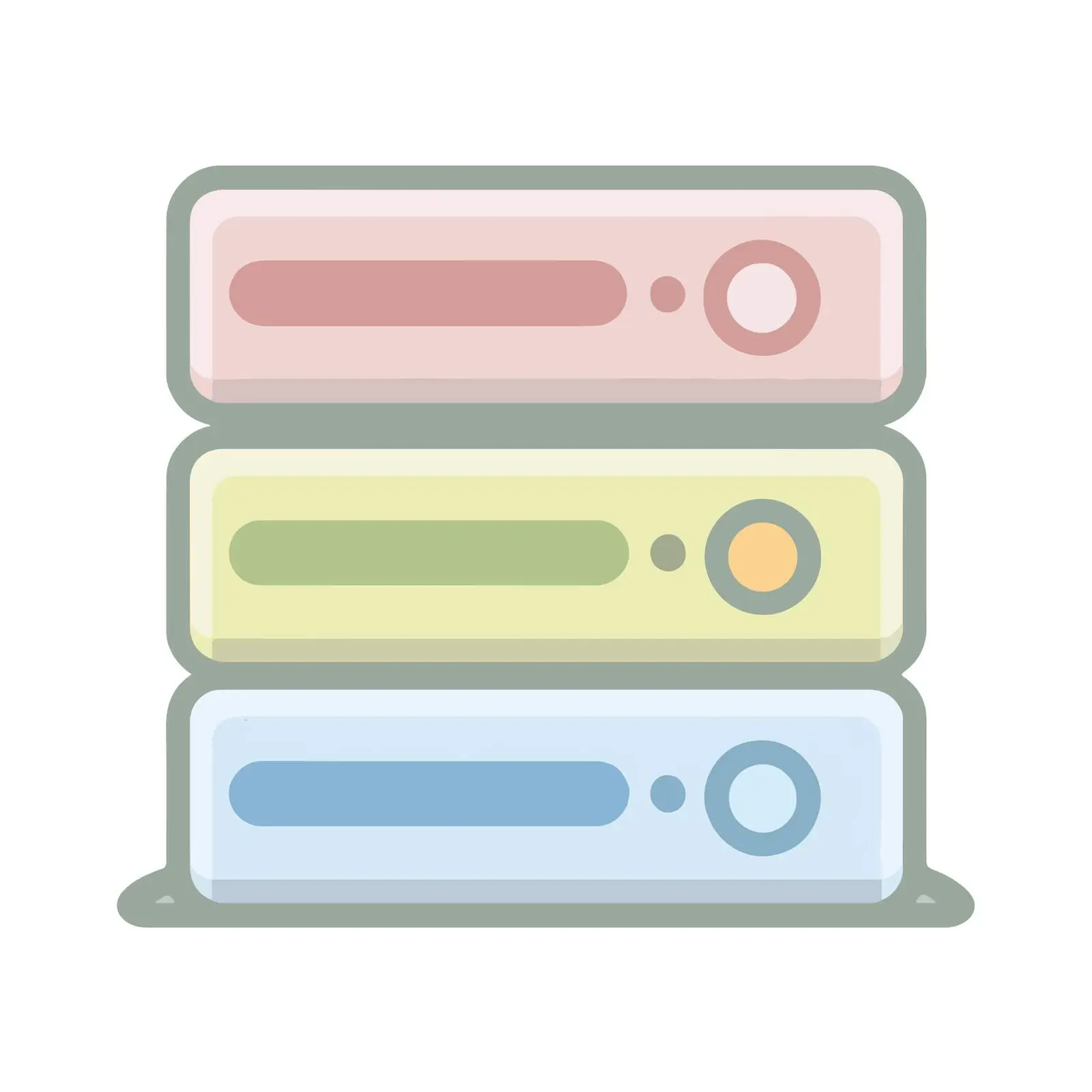 Minimalist Server Icon — free download from Dotvec