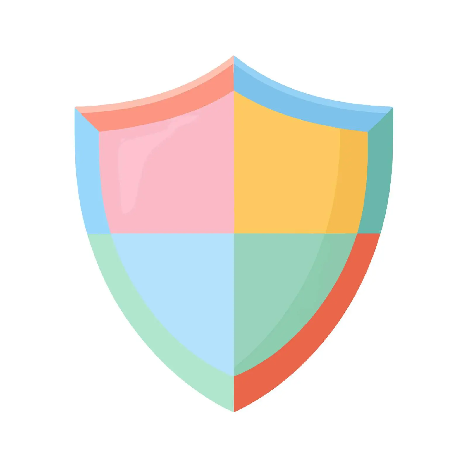 Minimalist Shield Icon — free download from Dotvec