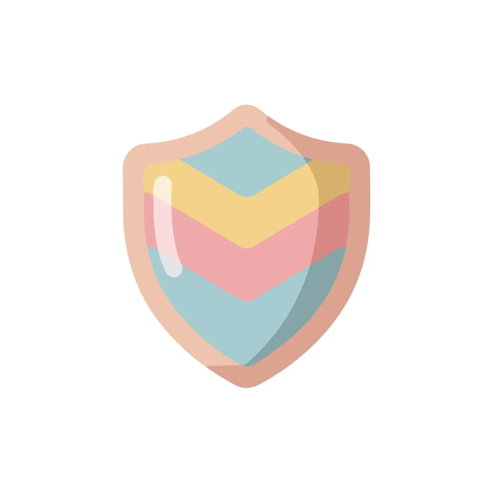Minimalist Shield Icon Vector Design — free download from Dotvec