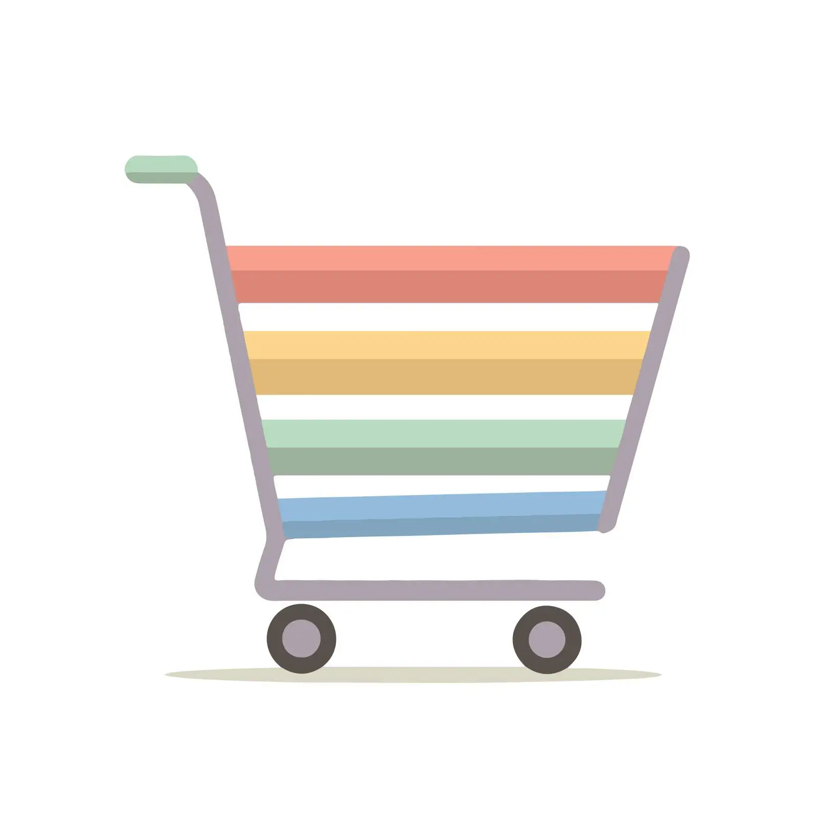 Minimalist Shopping Cart Icon — free download from Dotvec