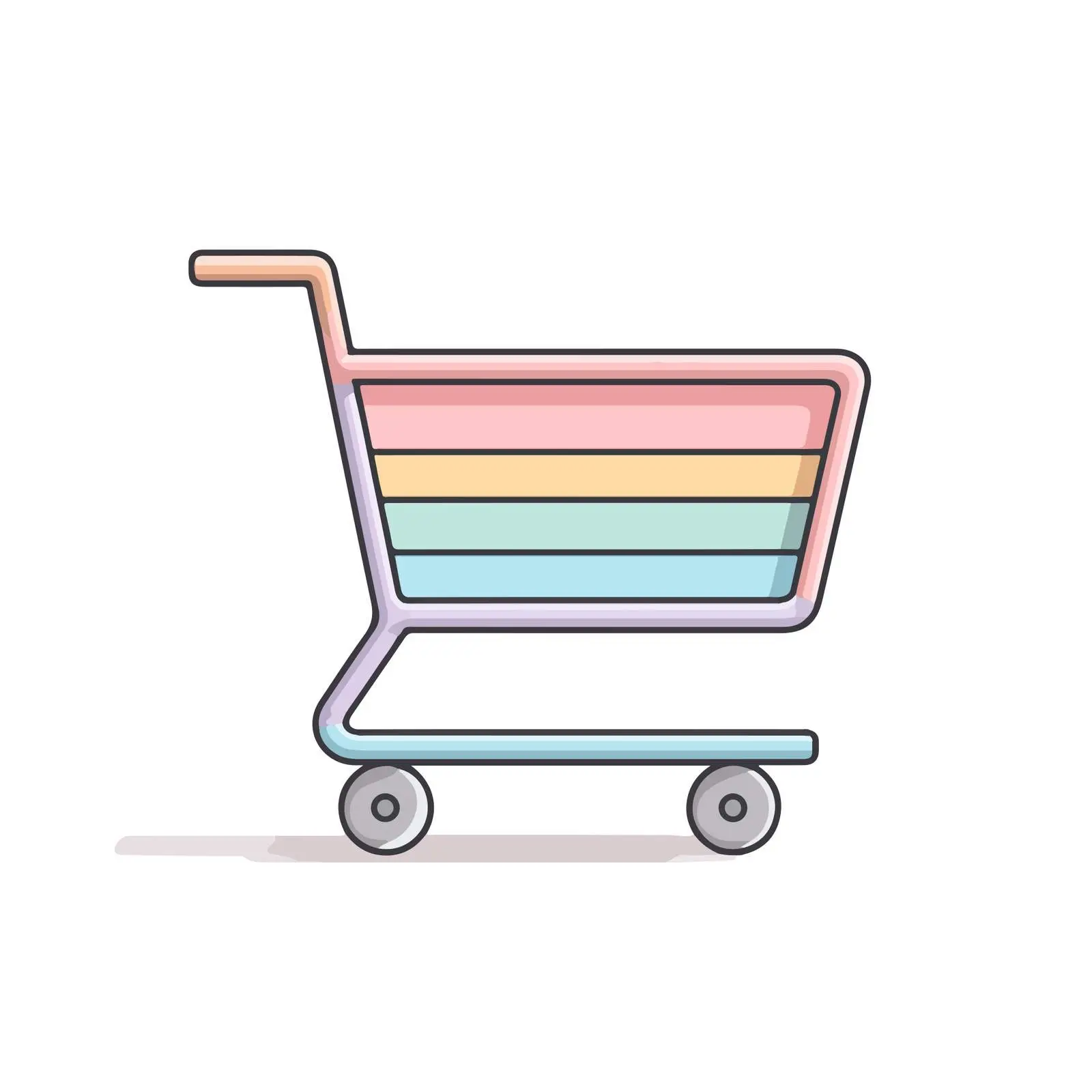 Minimalist Shopping Cart Icon — free download from Dotvec