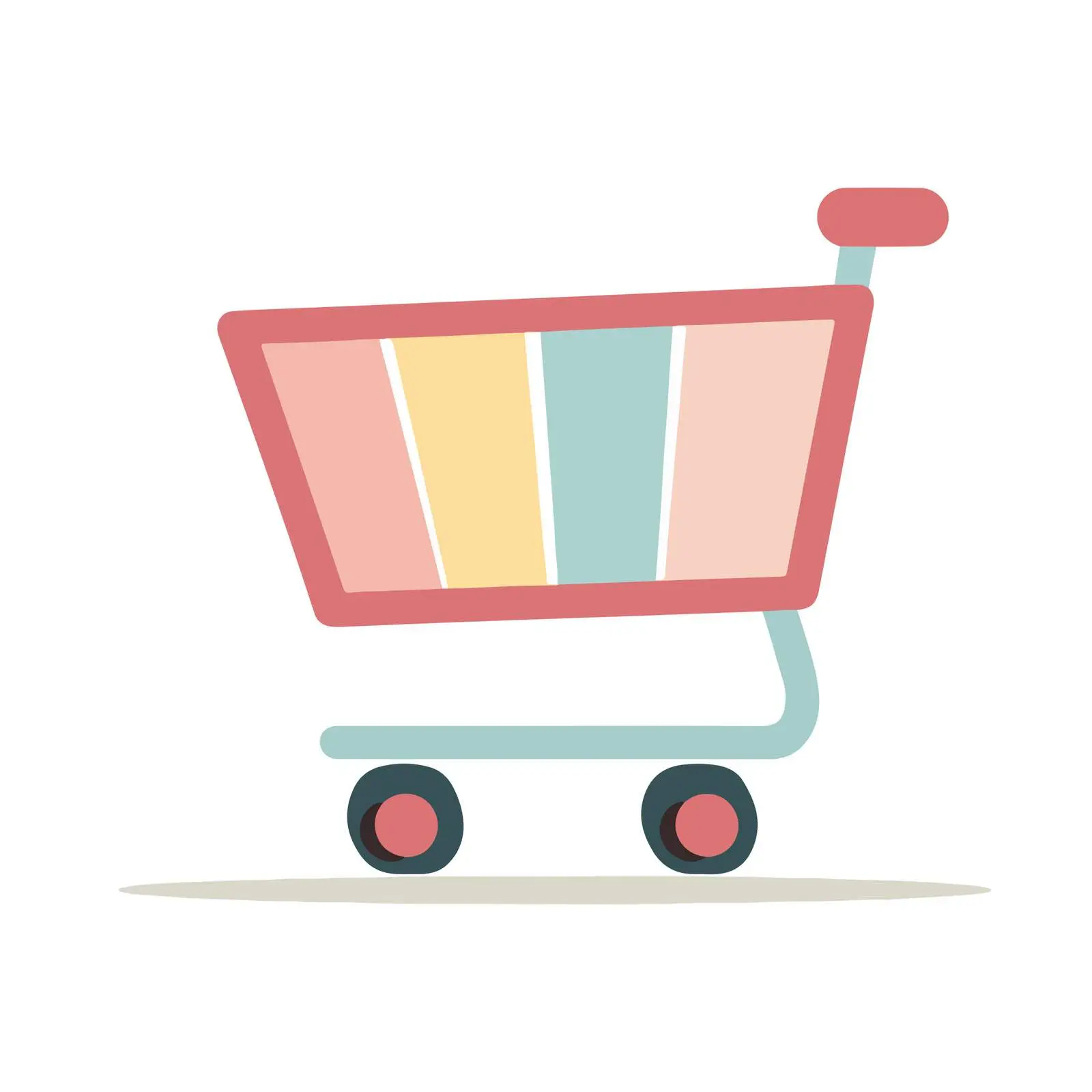 Minimalist Shopping Cart Icon — free download from Dotvec