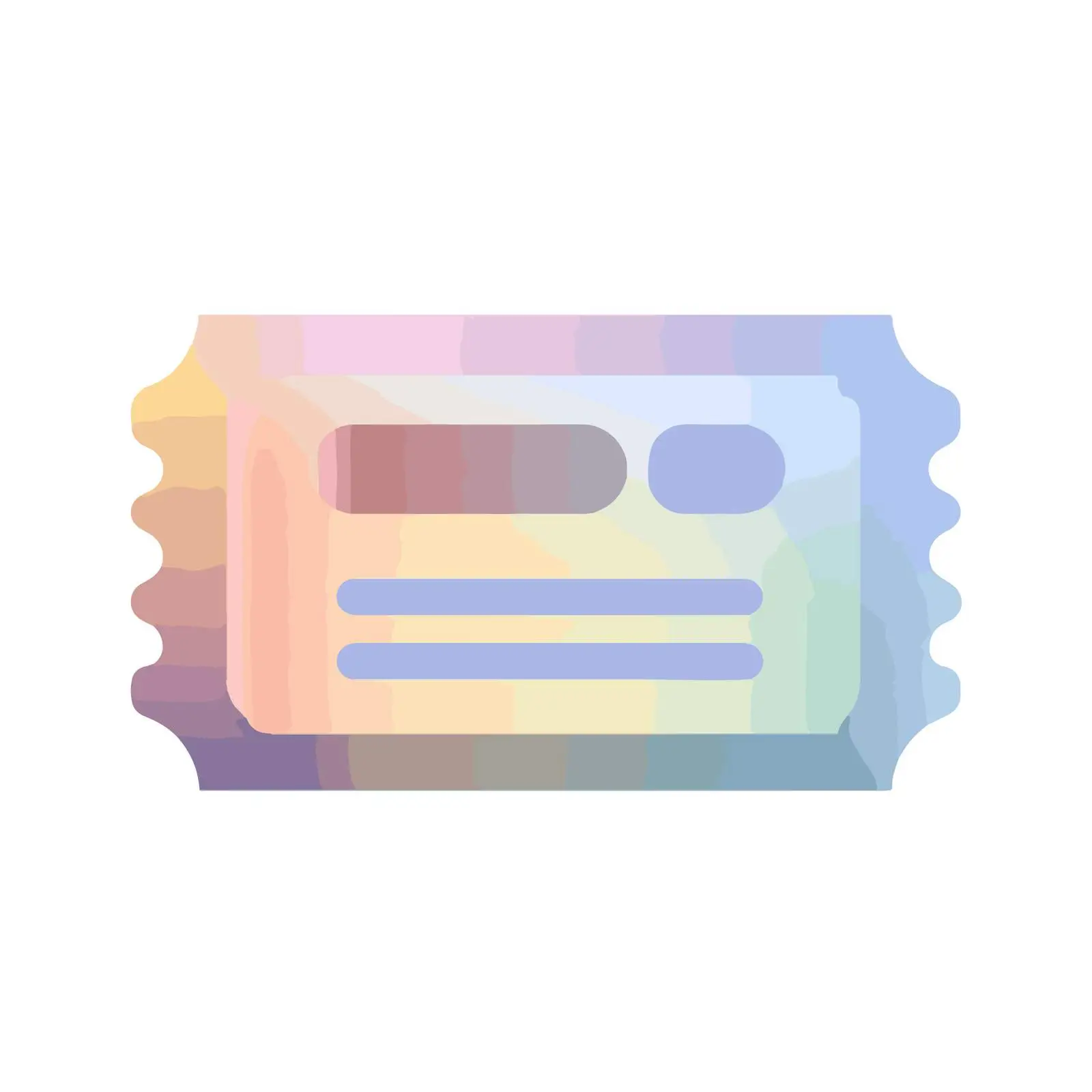 Minimal Ticket Icon Vector Design — free download from Dotvec