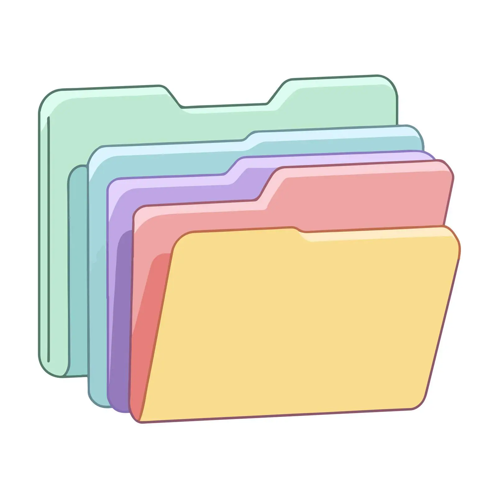 Modern Folder Icon Design — free download from Dotvec