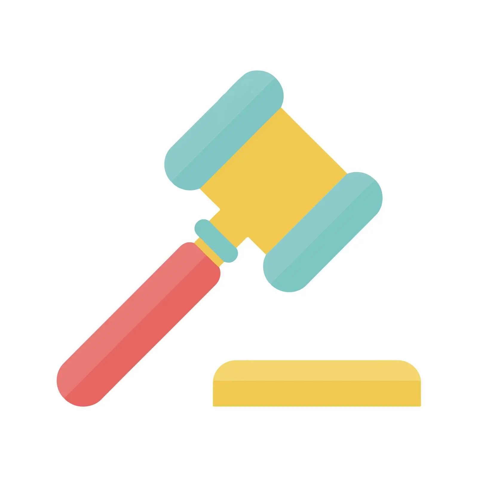 Modern Gavel Icon — free download from Dotvec