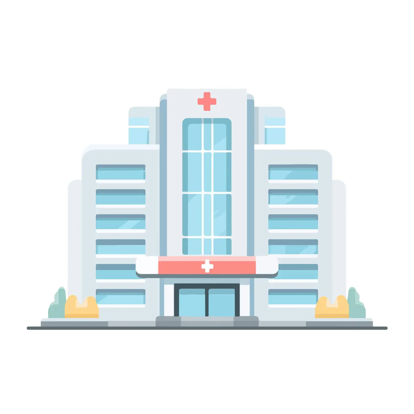 Modern Hospital Icon — free download from Dotvec