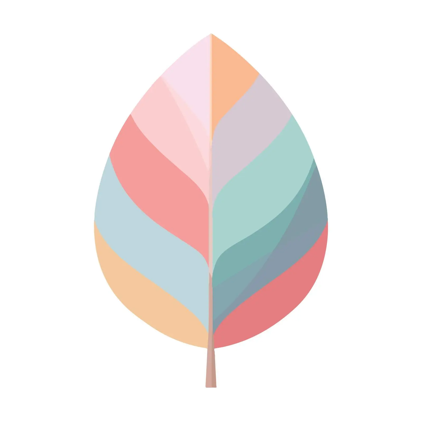Modern Leaf Vector Icon — free download from Dotvec