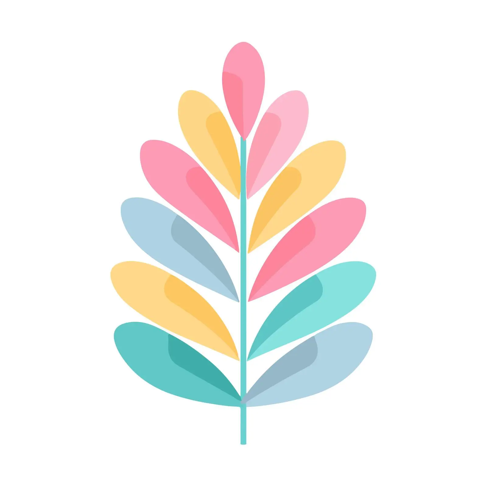Minimalist Leaf Icon — free download from Dotvec