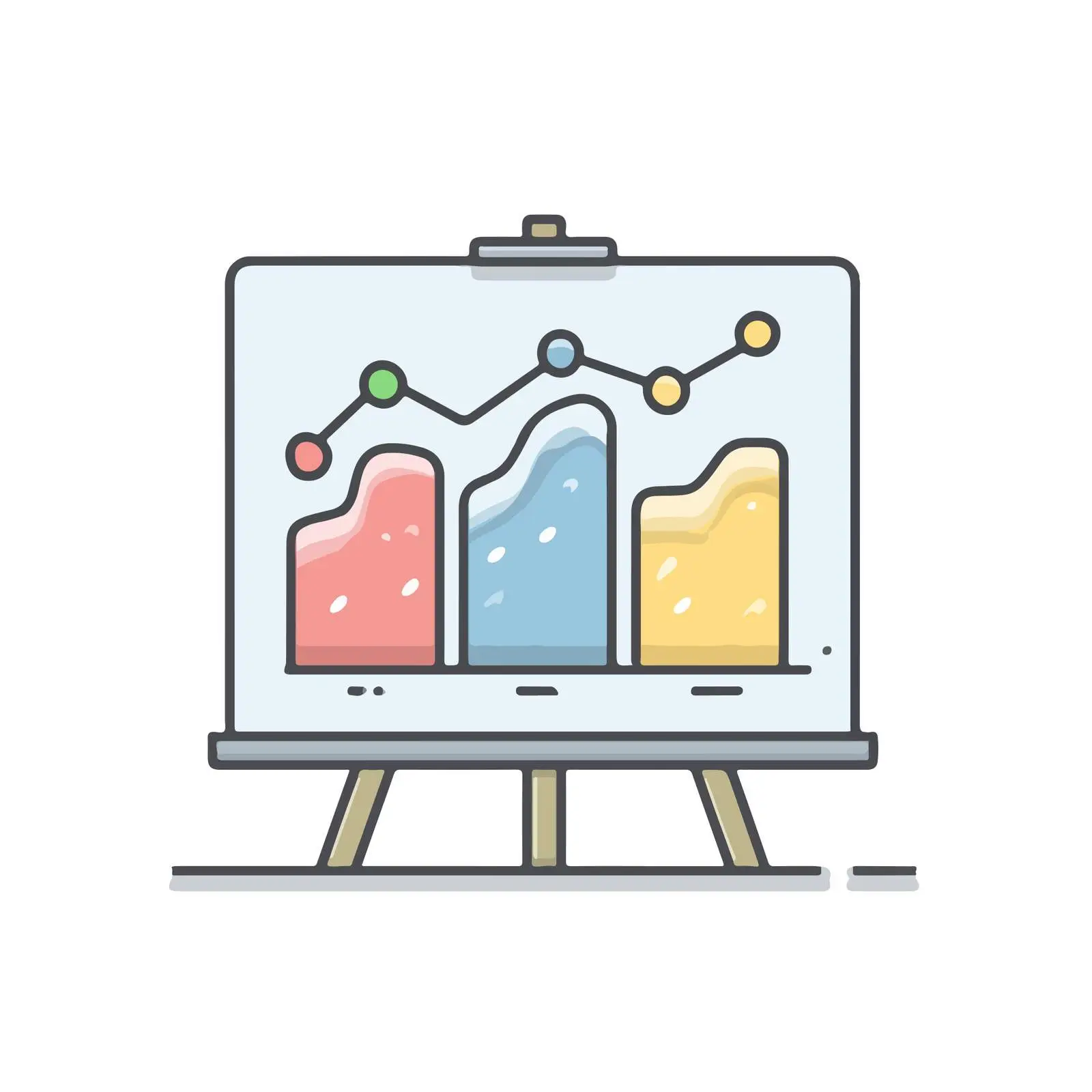 Modern Line Chart Icon — free download from Dotvec