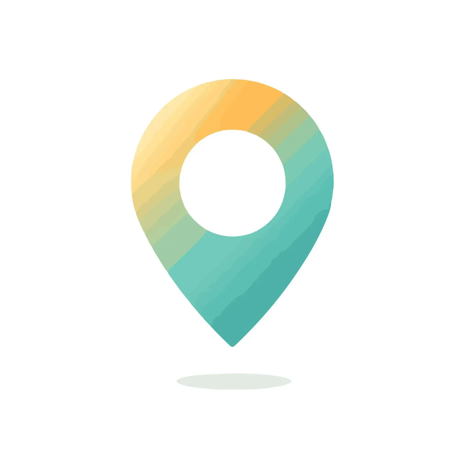 Minimalist Location Pin Icon — free download from Dotvec