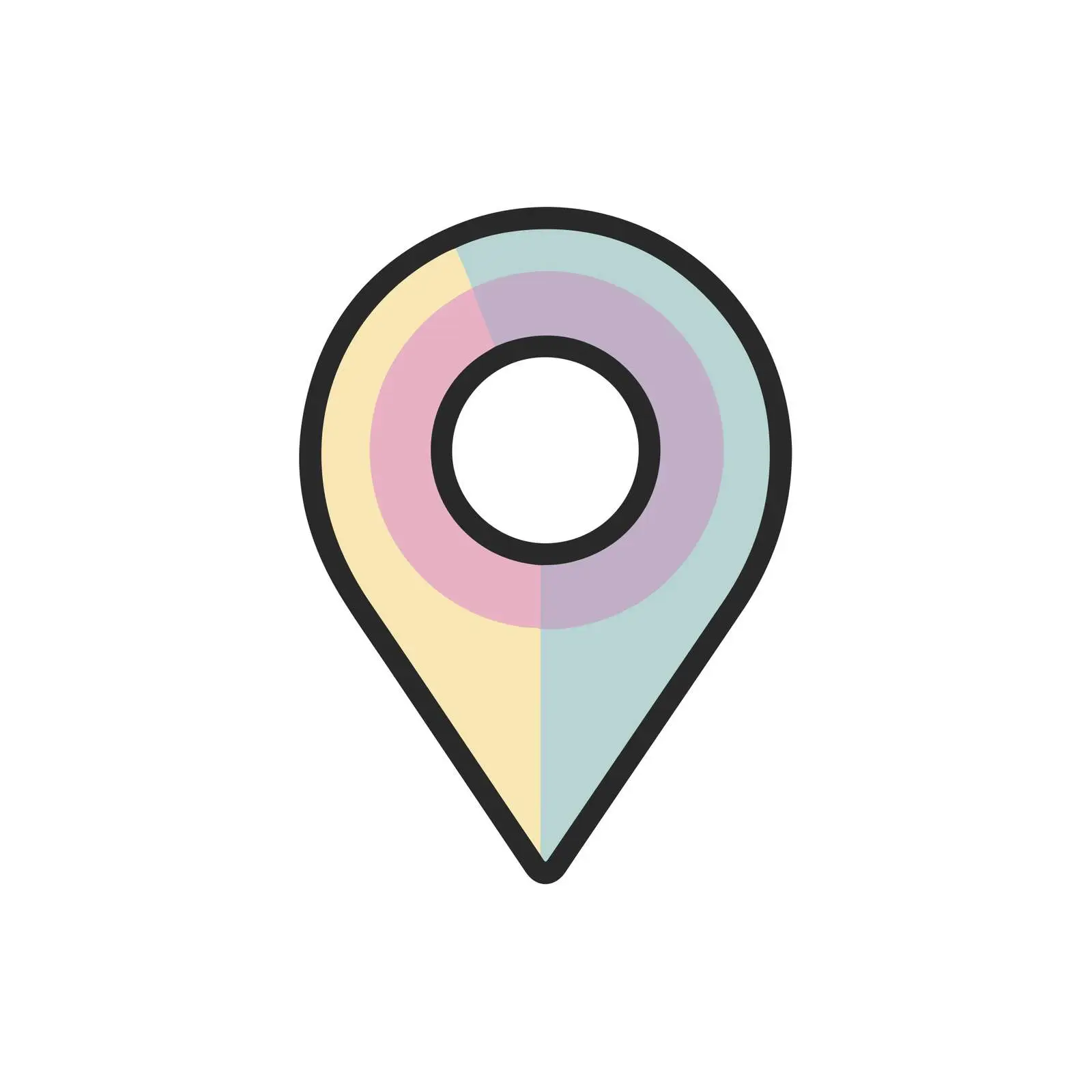 Modern Location Pin Icon — free download from Dotvec