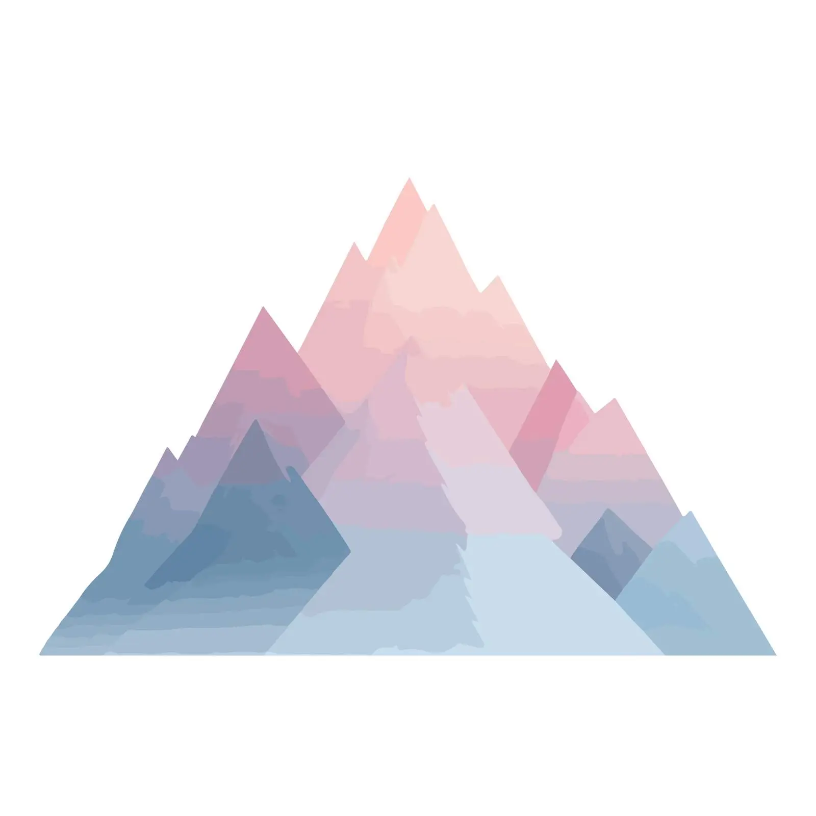 Modern Mountain Minimalist Icon — free download from Dotvec