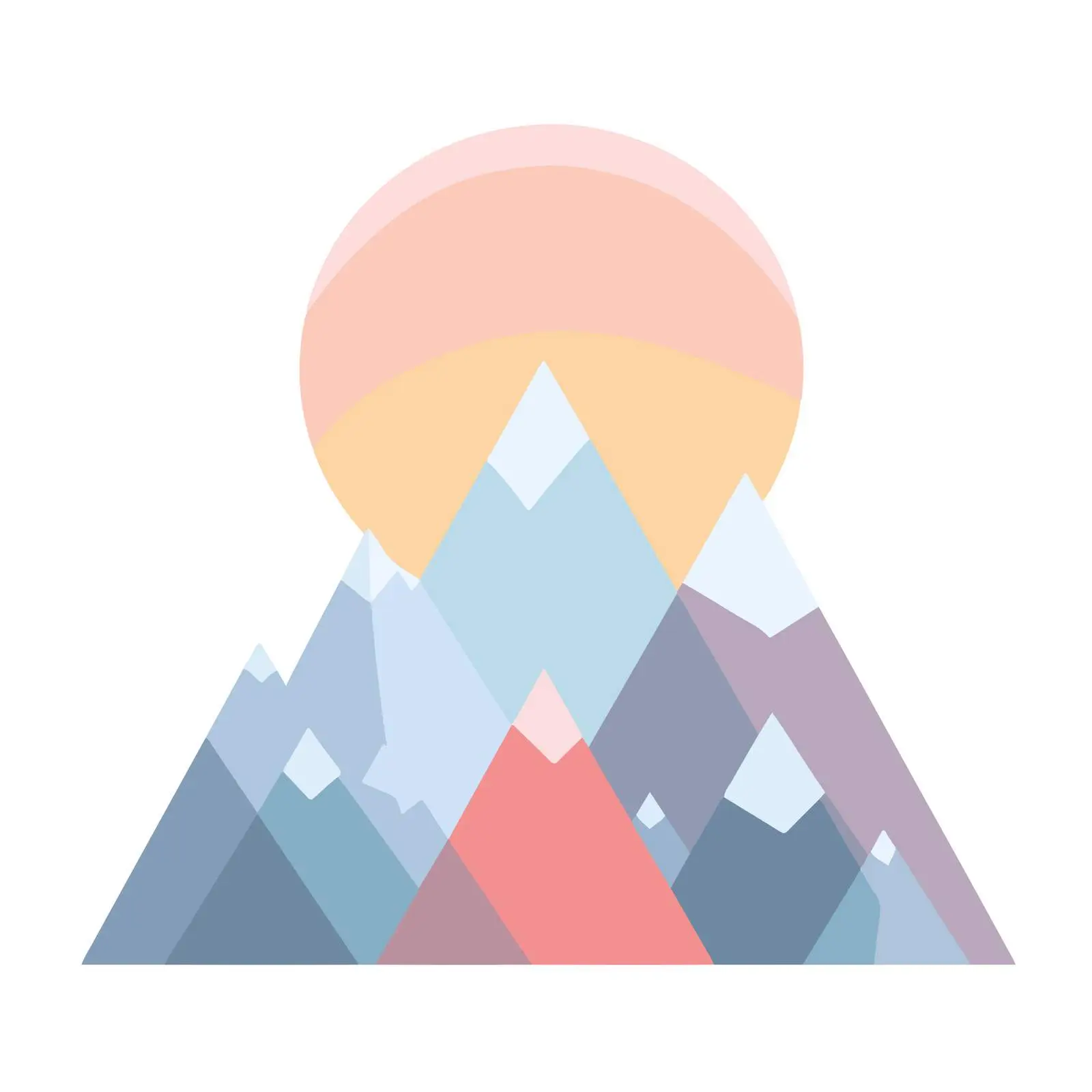 Modern Mountain Vector Icon — free download from Dotvec