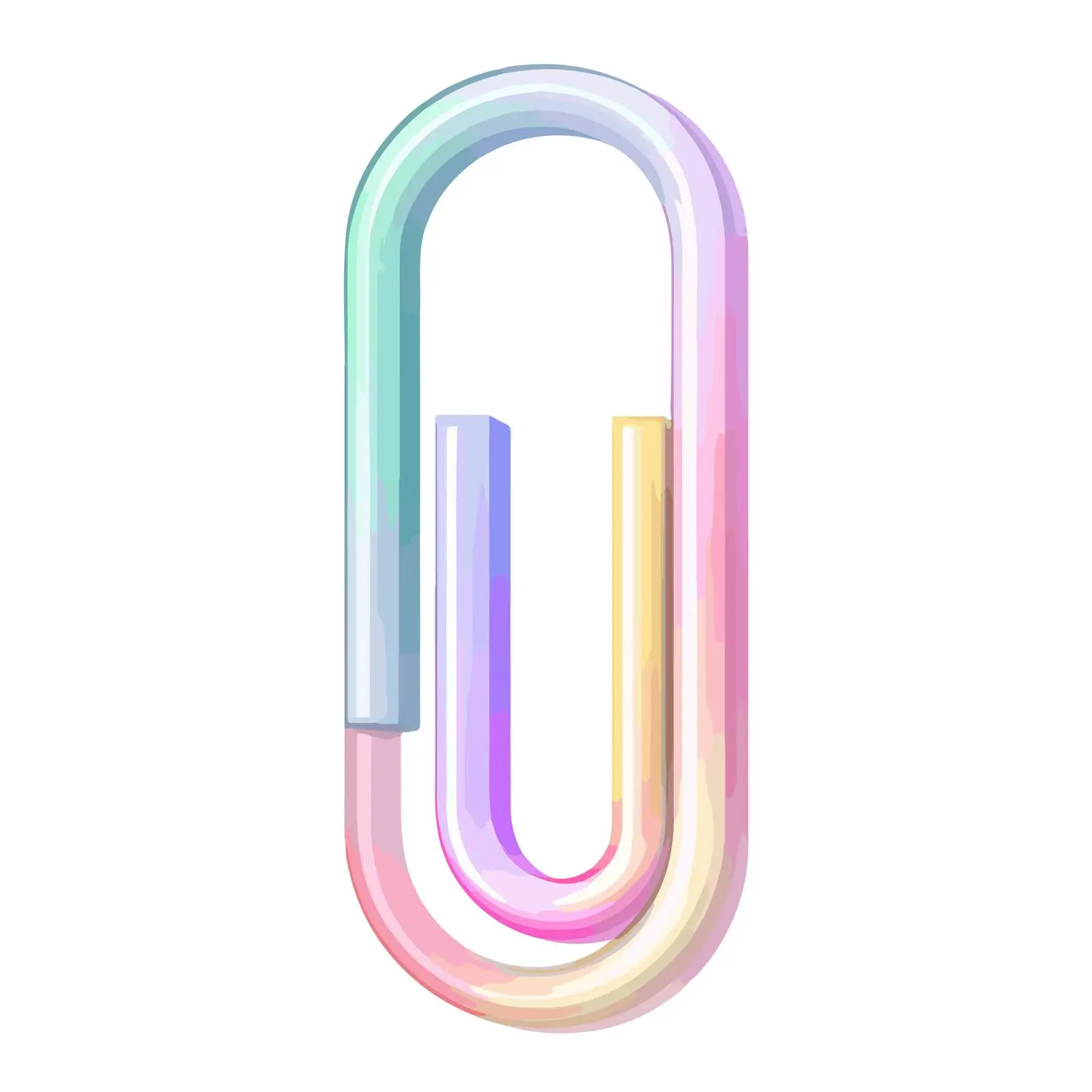 Modern Paperclip Icon — free download from Dotvec