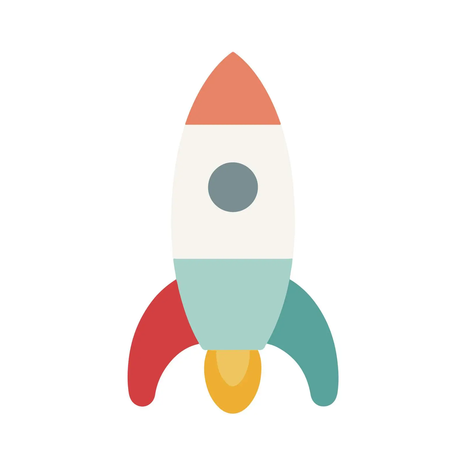 Modern Rocket Icon — free download from Dotvec