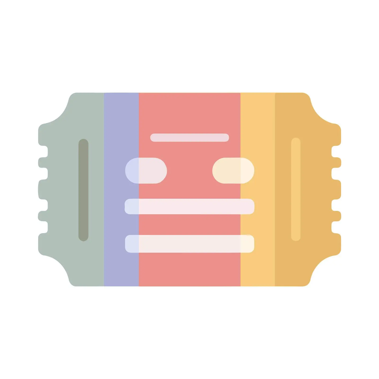 Minimalist Ticket Icon – free ticket image from Dotvec