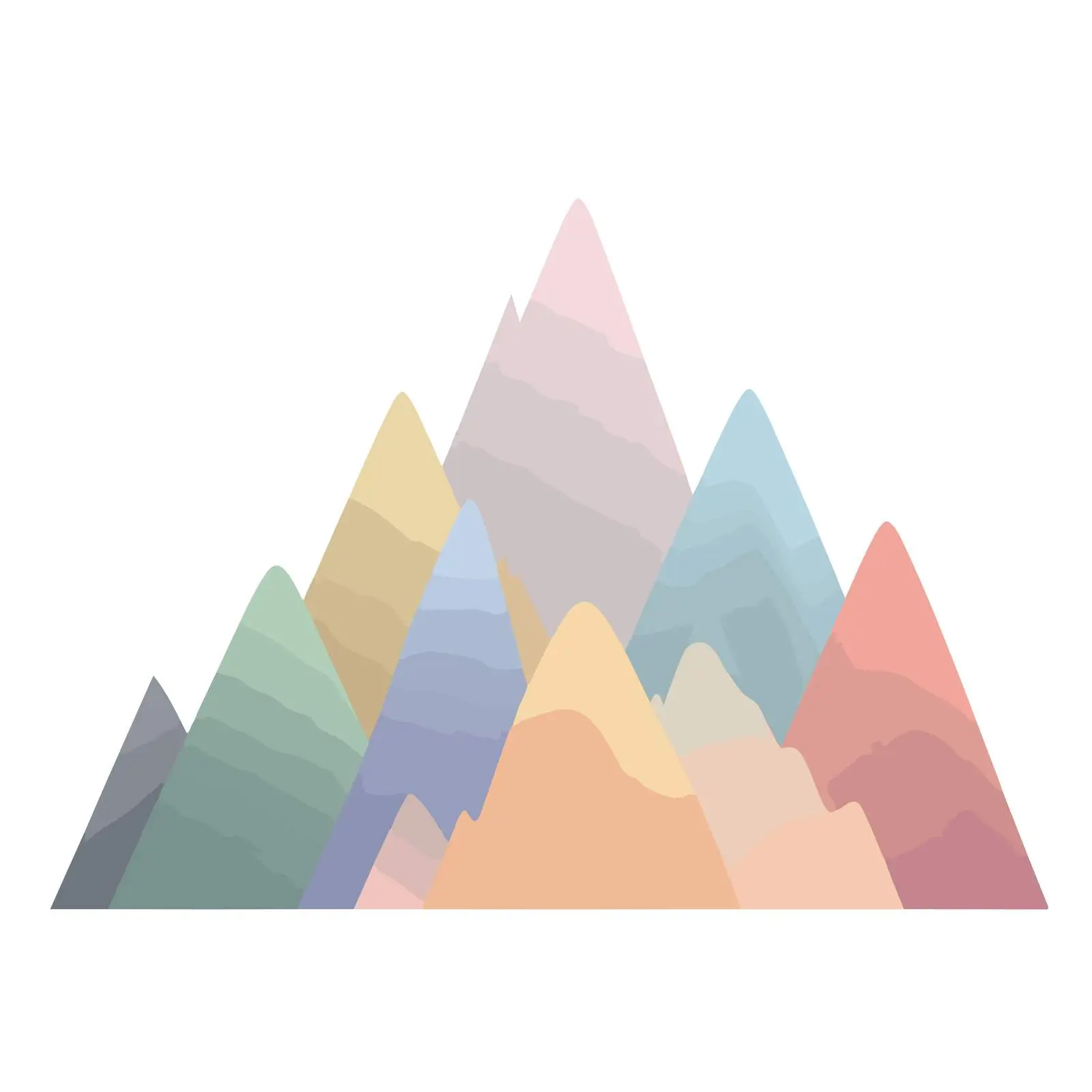 Minimalist Mountain Vector Icon — free download from Dotvec