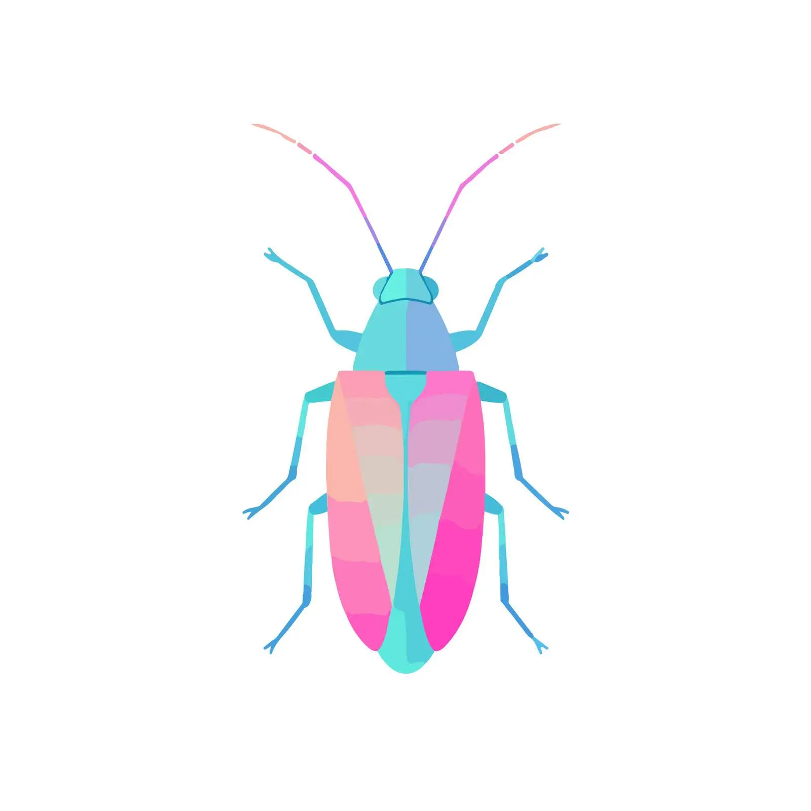 Neon Bug Vector Icon — free download from Dotvec