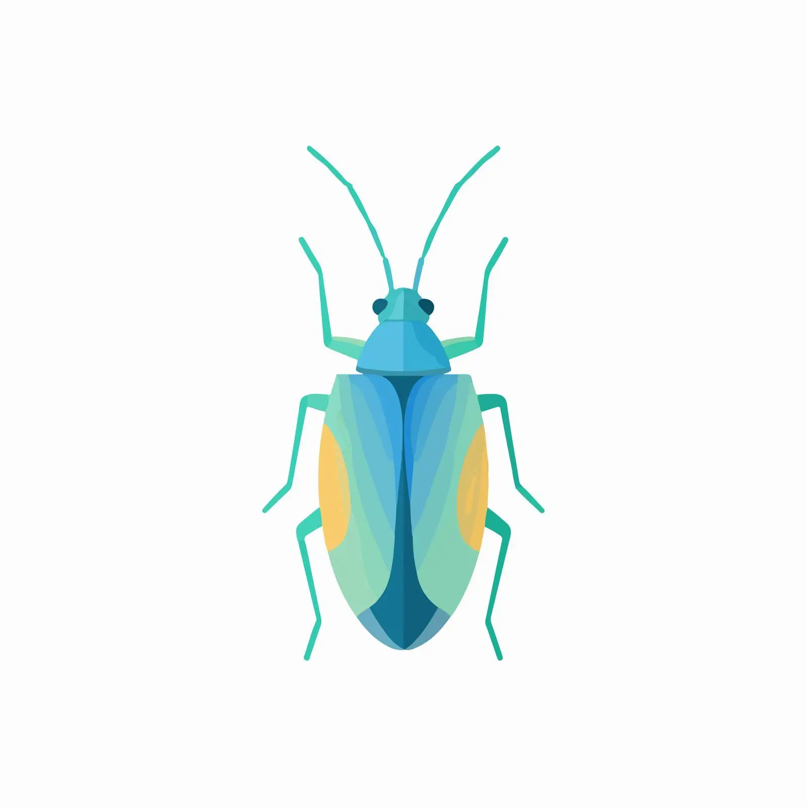 Neon Bug Icon Design — free download from Dotvec