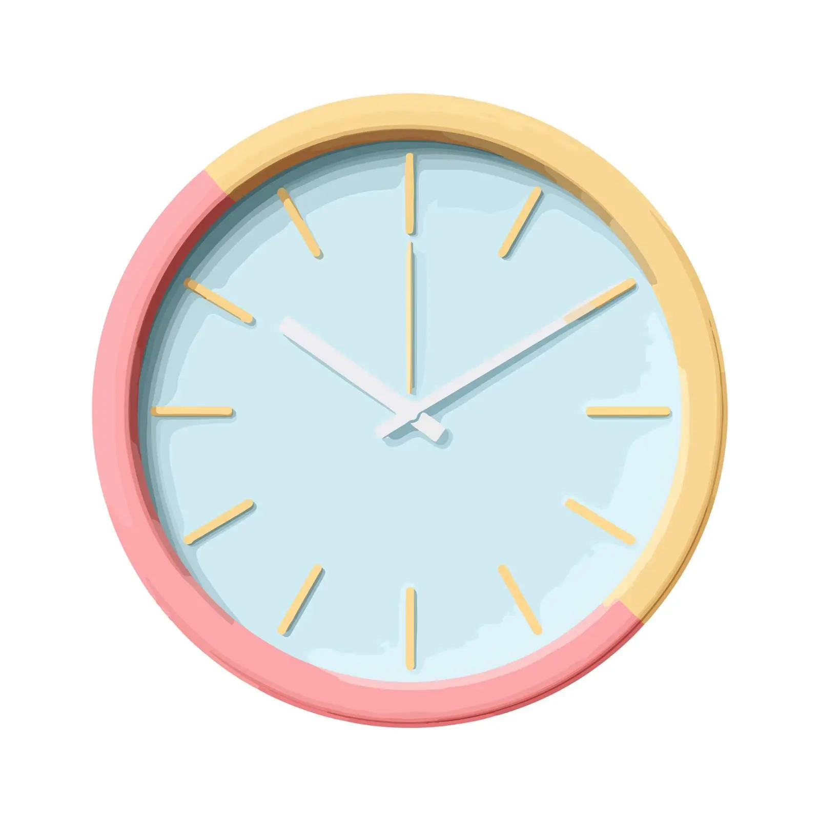 Neon Clock Icon Design — free download from Dotvec