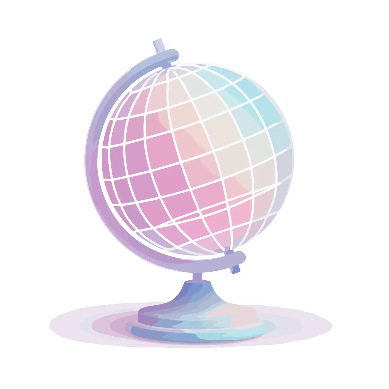 Neon Globe Icon — free download from Dotvec