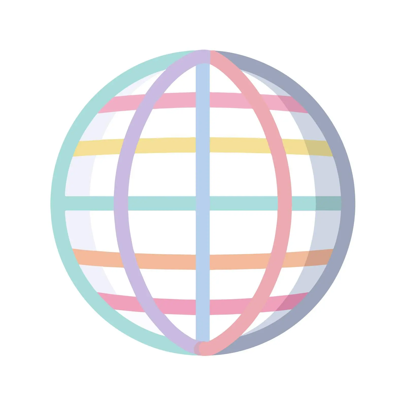 Neon Globe Icon Design — free download from Dotvec