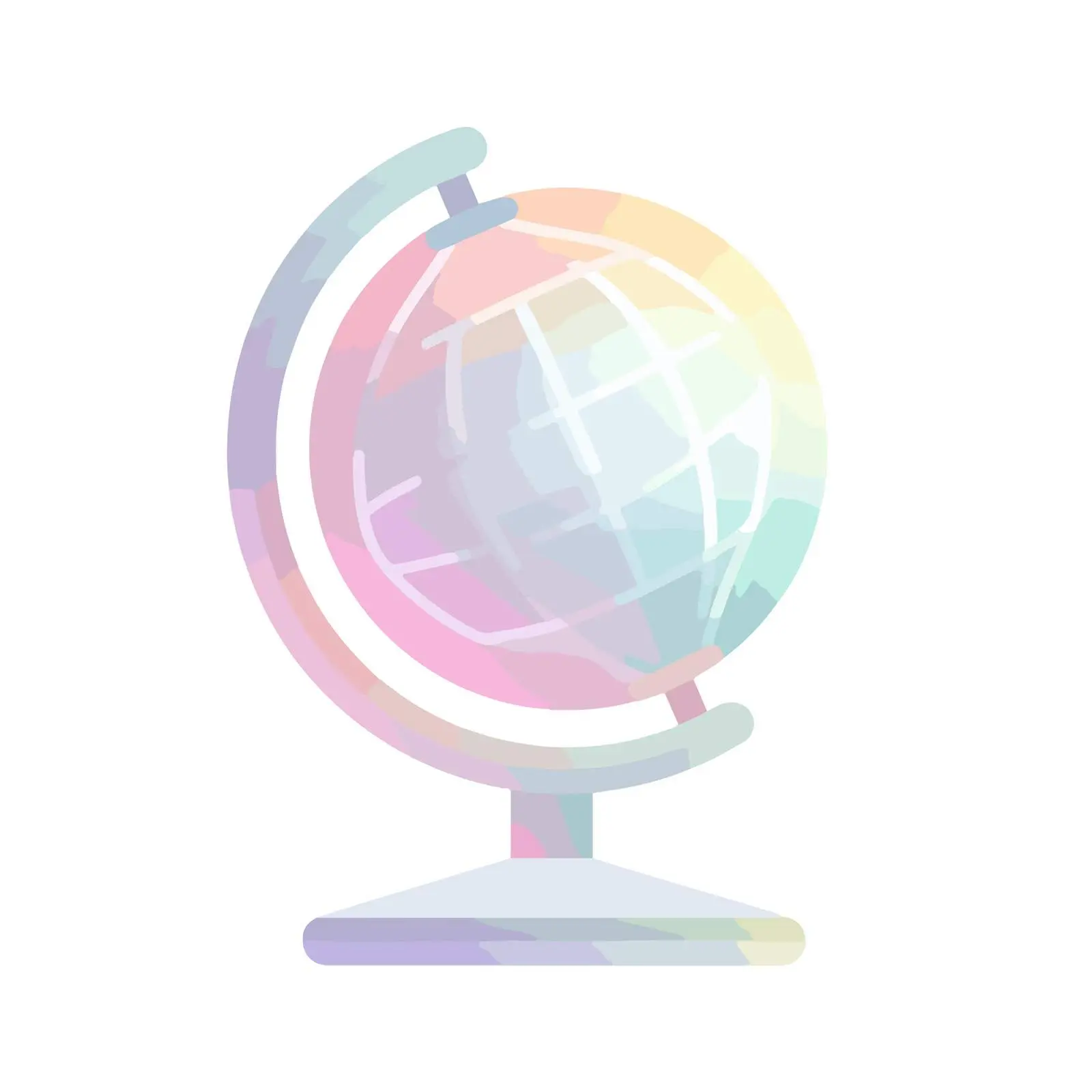 Neon Globe Icon Design — free download from Dotvec