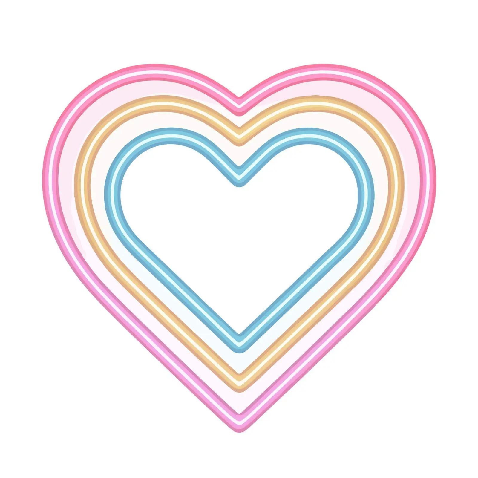 Neon Heart Icon Design — free download from Dotvec