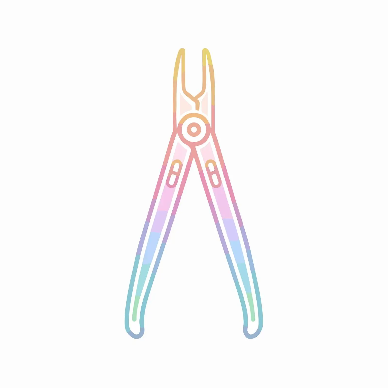 Neon Pliers Icon — free download from Dotvec