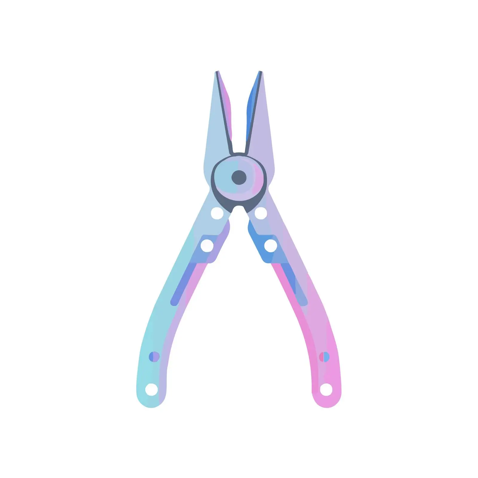 Neon Pliers Icon Design — free download from Dotvec