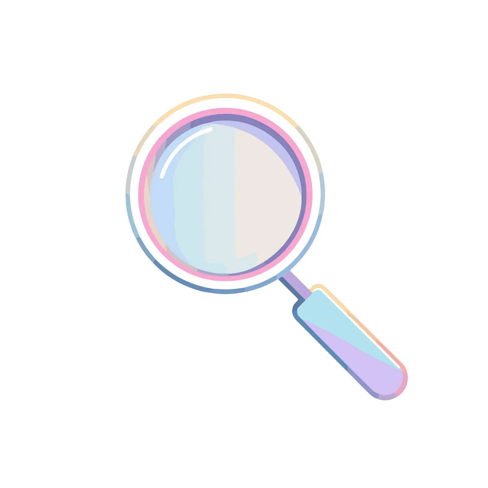 Neon Search Icon Design Minimalist Vector — free download from Dotvec