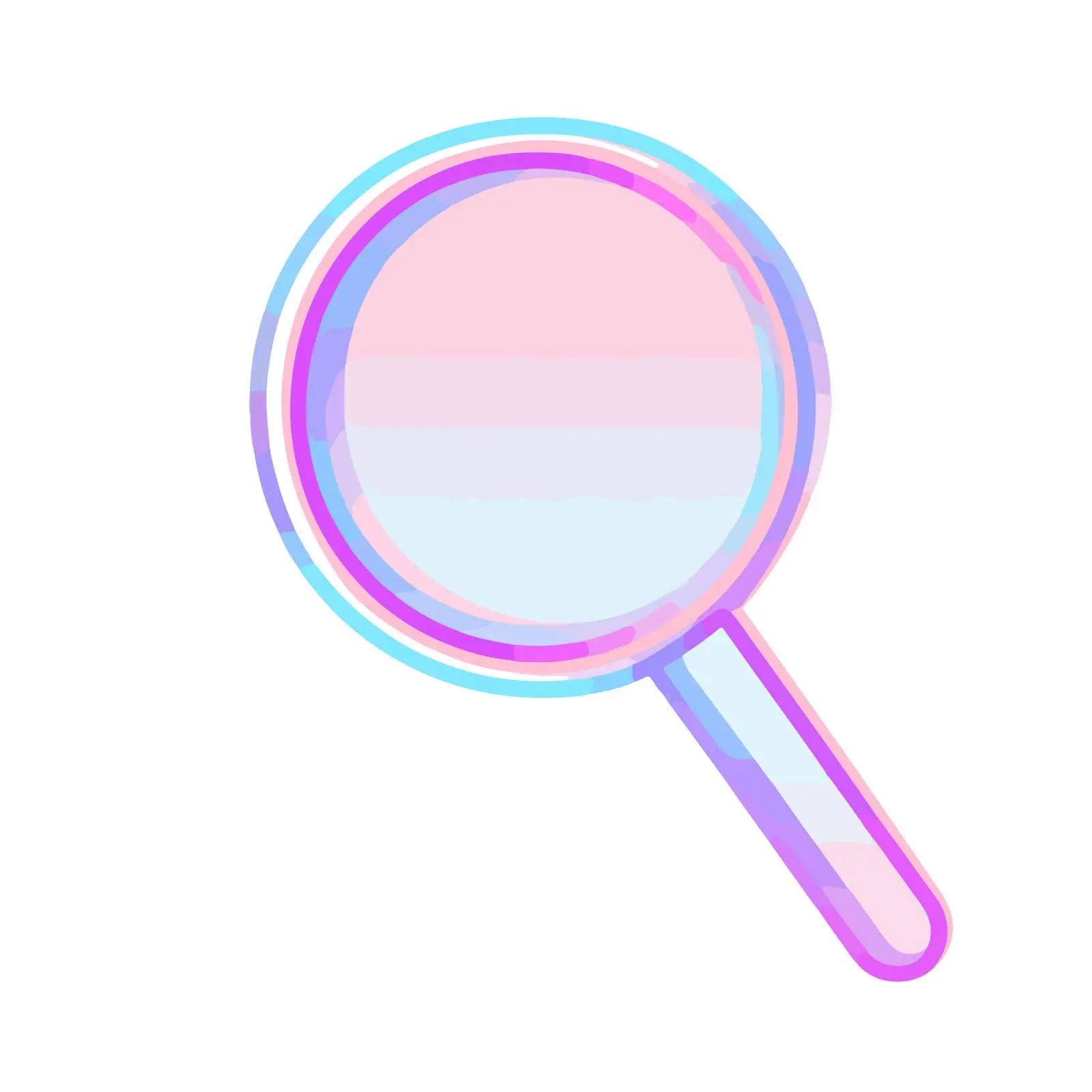 Neon Search Icon Design — free download from Dotvec