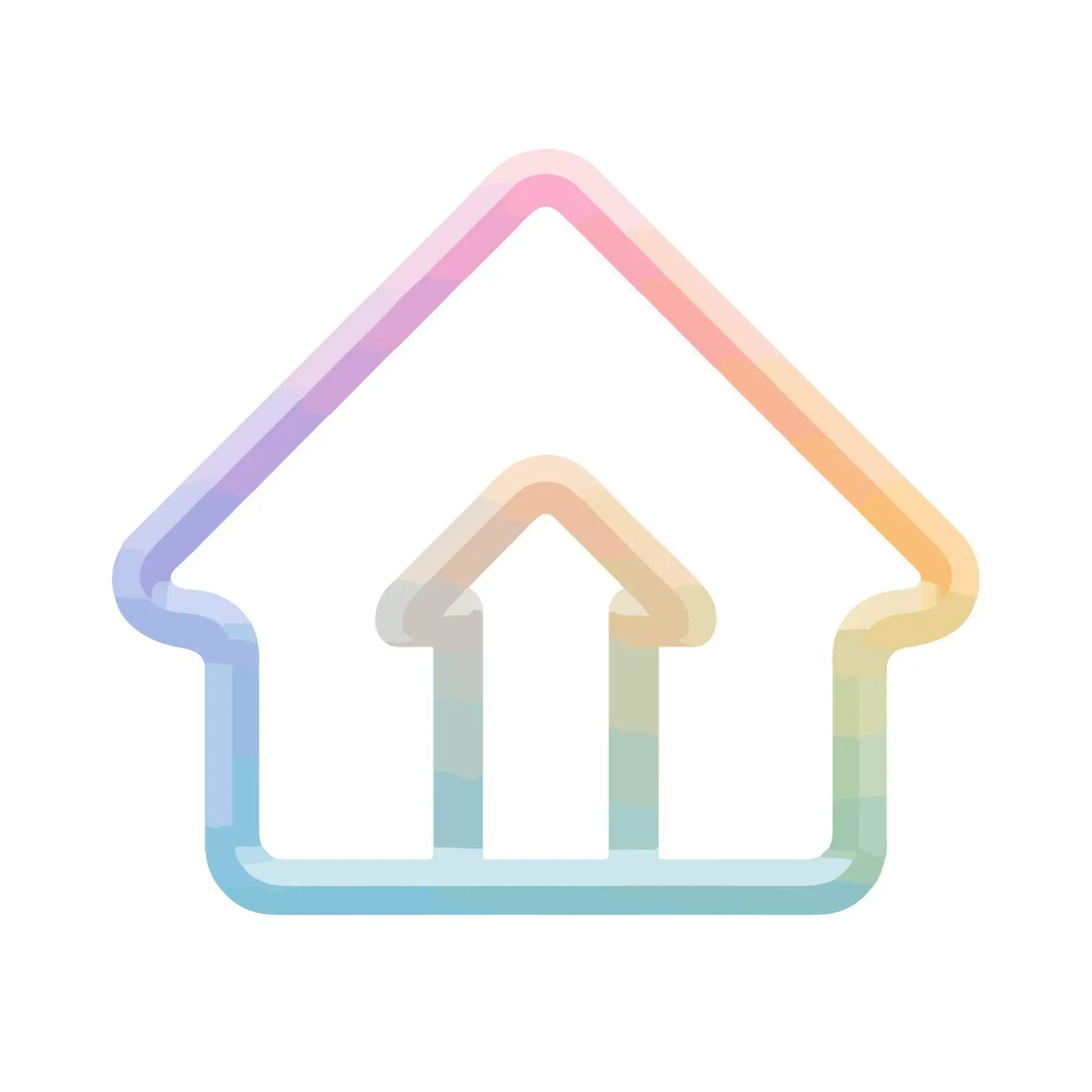 Minimalist Neon Upload Icon — free download from Dotvec