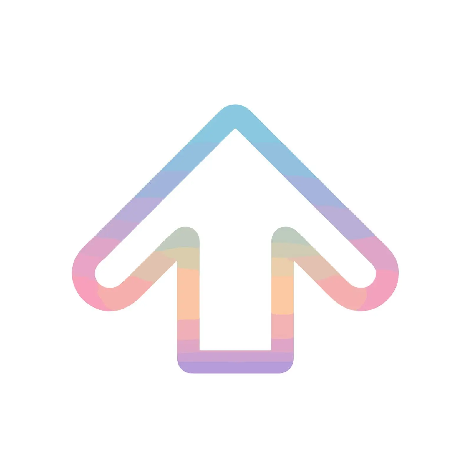 Neon Minimalist Upload Icon — free download from Dotvec