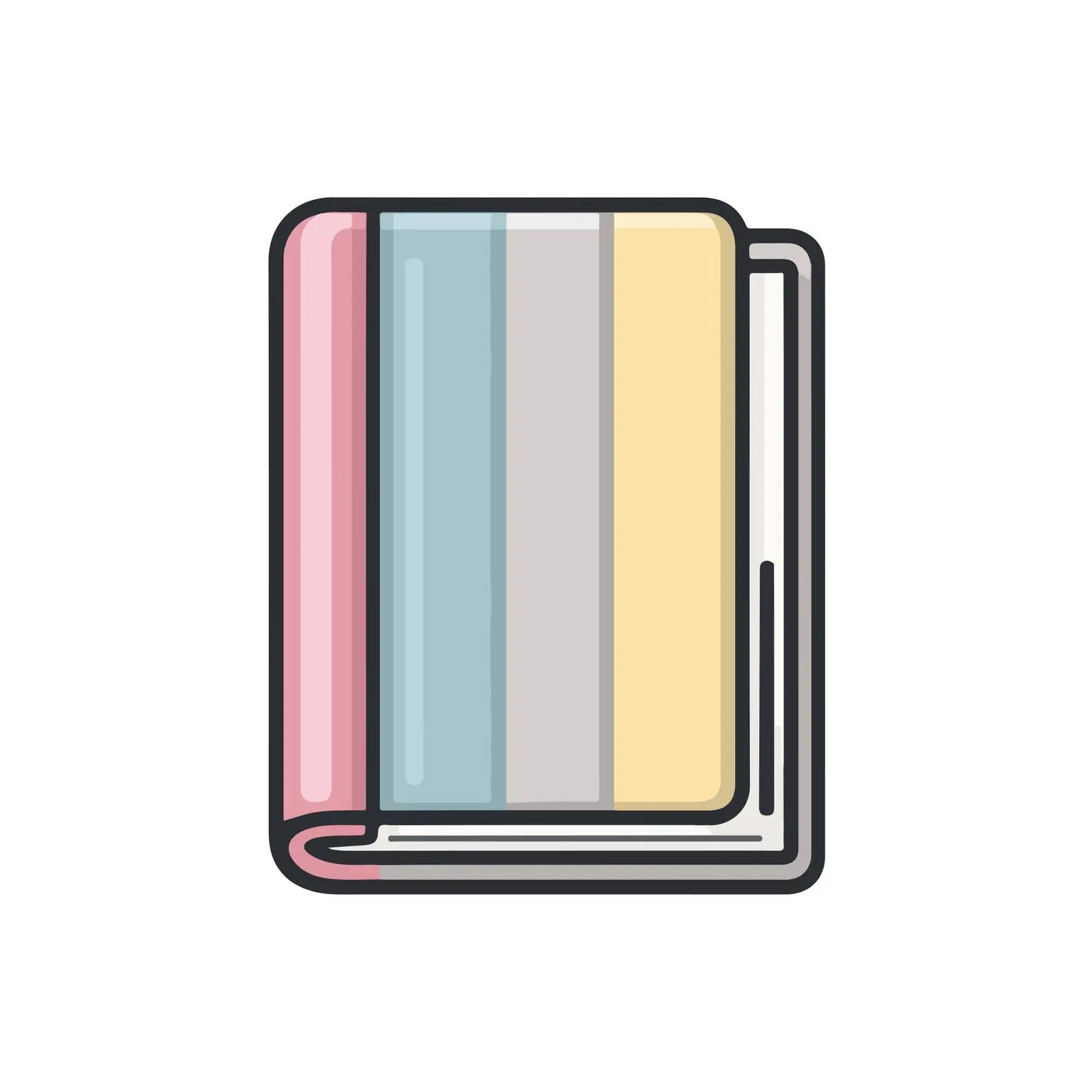 Minimalist Book Icon — free download from Dotvec