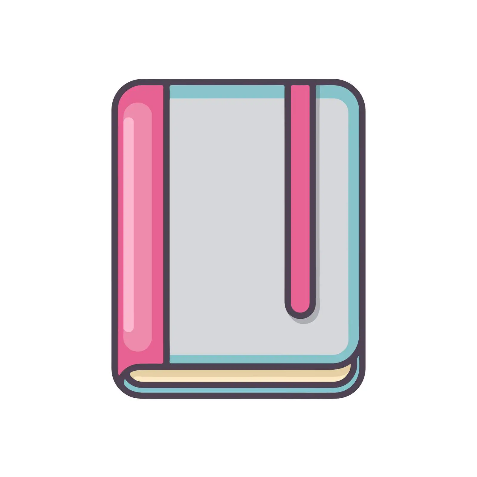Minimalist Book Icon Vector Design — free download from Dotvec