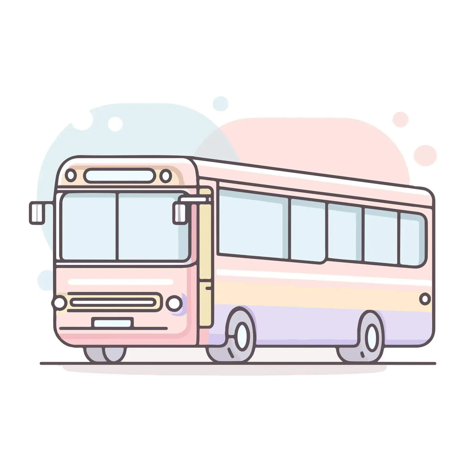Minimalist Bus Icon — free download from Dotvec