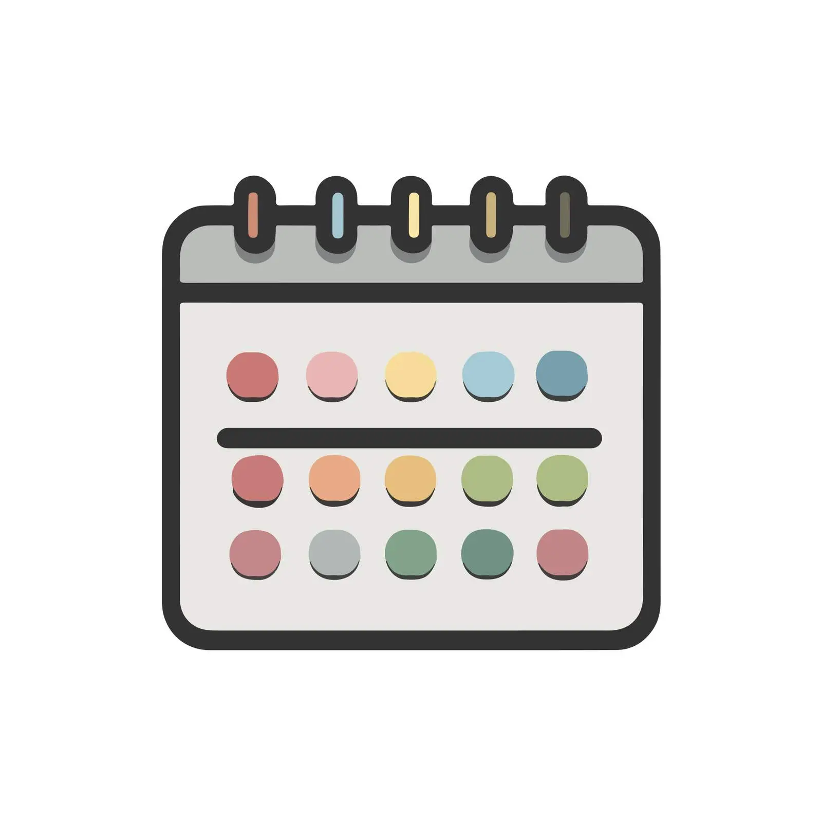Minimalist Calendar Icon — free download from Dotvec
