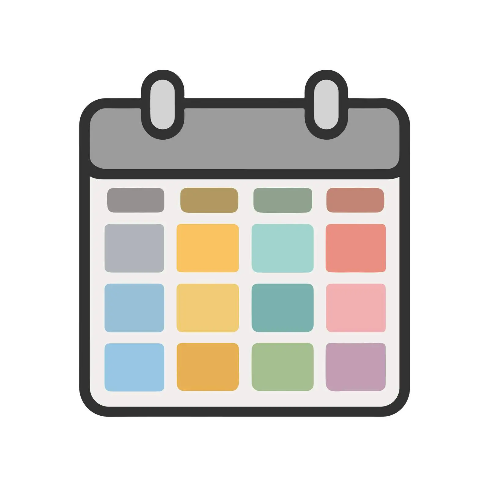 Minimalist Calendar Icon — free download from Dotvec