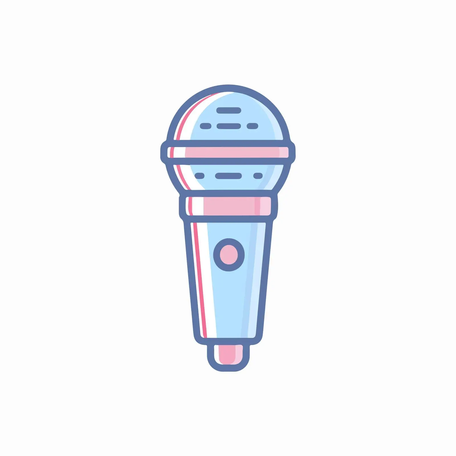 Minimalist Microphone Icon — free download from Dotvec