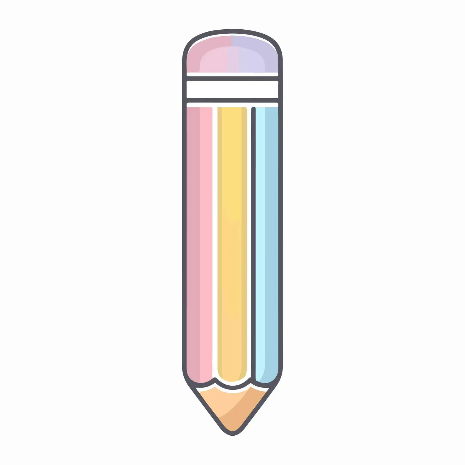 Minimalist Outline Pencil Icon — free download from Dotvec