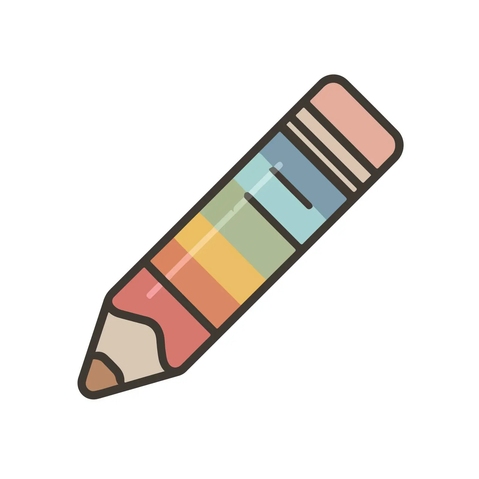 Minimalist Pencil Icon — free download from Dotvec