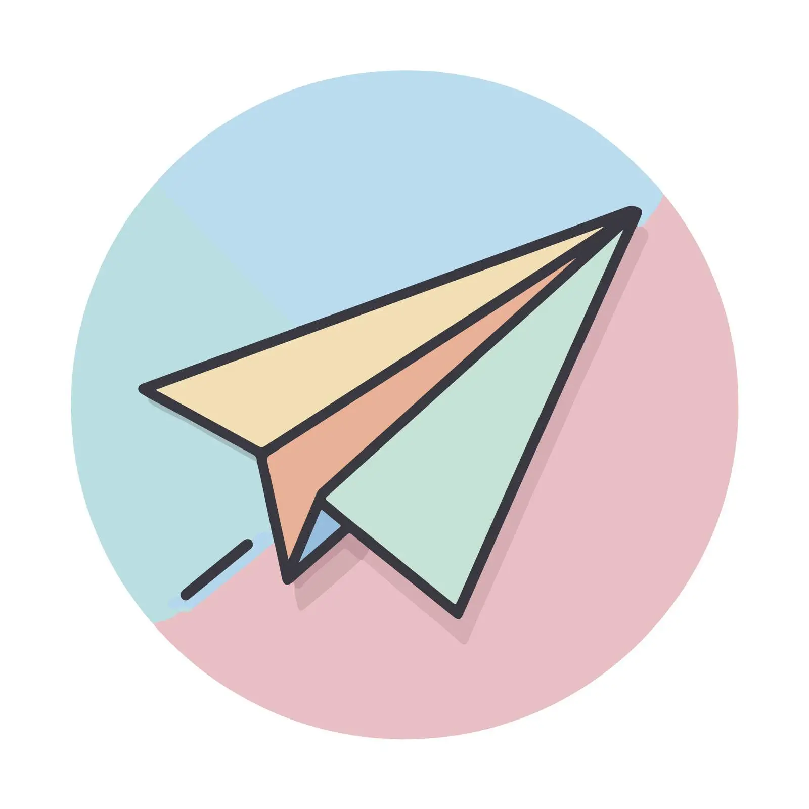Minimal Paper Plane Icon — free download from Dotvec