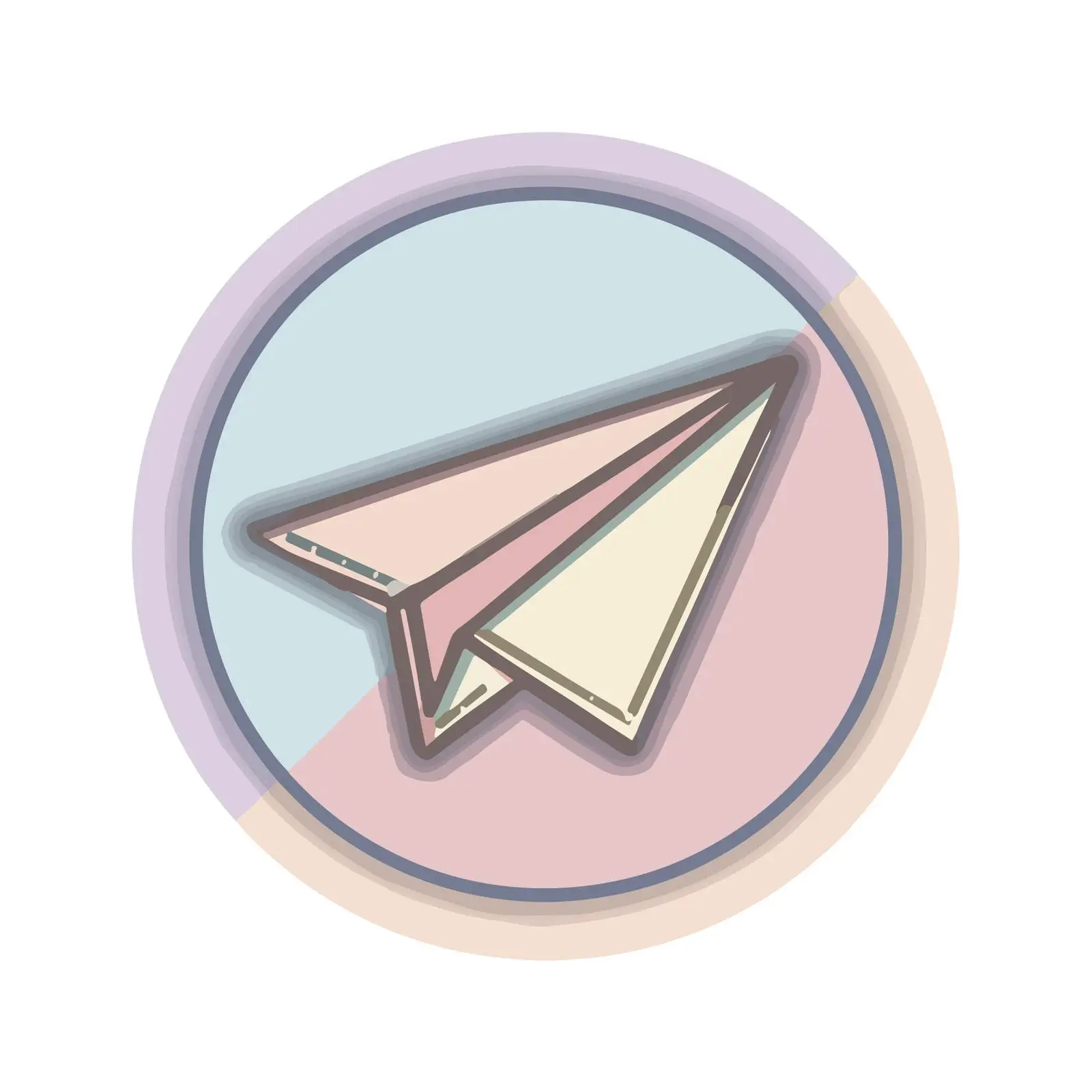 Paper Plane Icon for Messaging Apps — free download from Dotvec