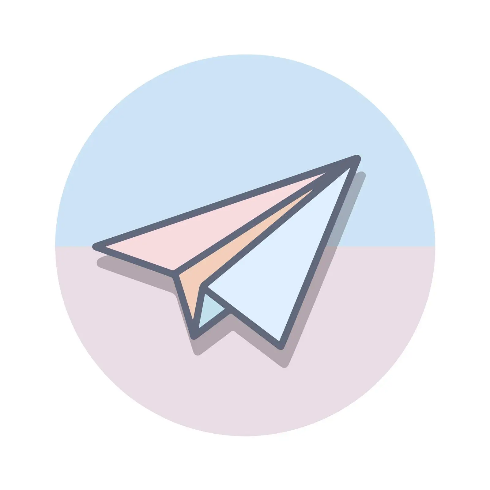 Paper Plane Outline Icon — free download from Dotvec
